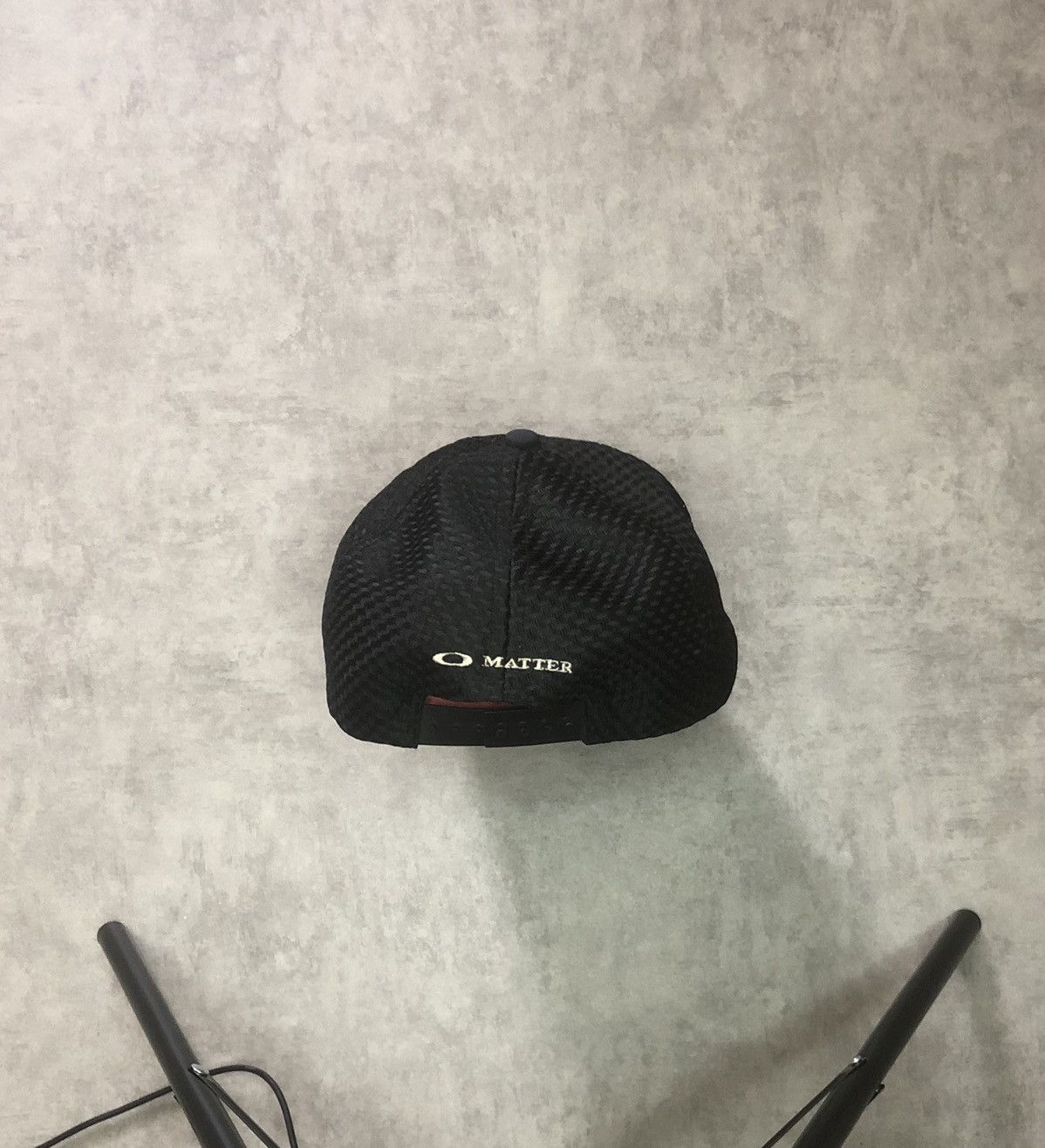 Oakley × Vintage Vintage 90s Oakley O Matter Cap Black Size ONE SIZE - 3 Thumbnail