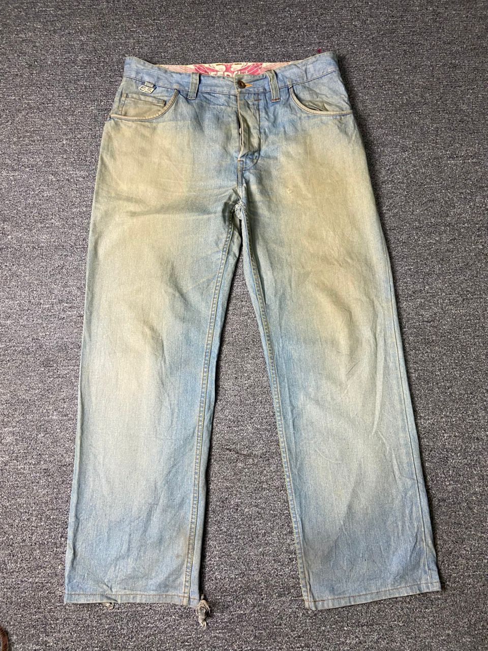 55DSL × Japanese Brand × Vintage Vintage 55DSL Relaxed Fit Cut Denim Jeans (131) Size US 34 / EU 50 - 1 Thumbnail