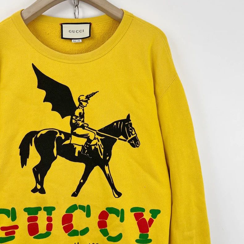 Gucci Gucci Knight war horse print sweatshirt Size US XS / EU 42 / 0 - 4 Thumbnail