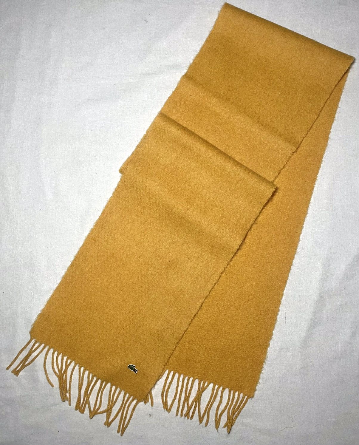 Lacoste Lacoste yellow cashmere scarf Size ONE SIZE - 3 Thumbnail
