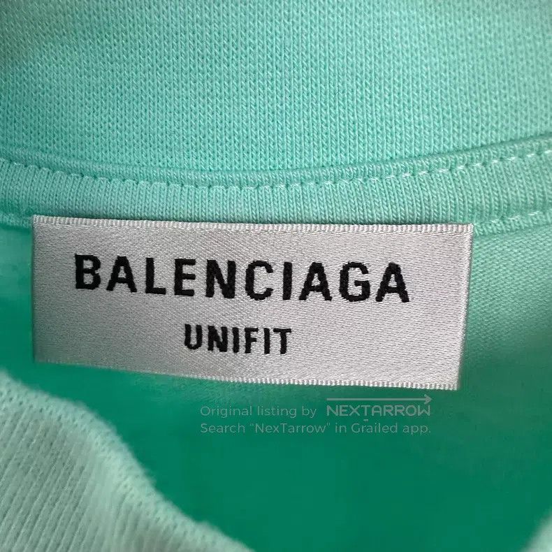 Balenciaga Balenciaga Mint Green Bieber Short Sleeve Size US L / EU 52-54 / 3 - 3 Thumbnail