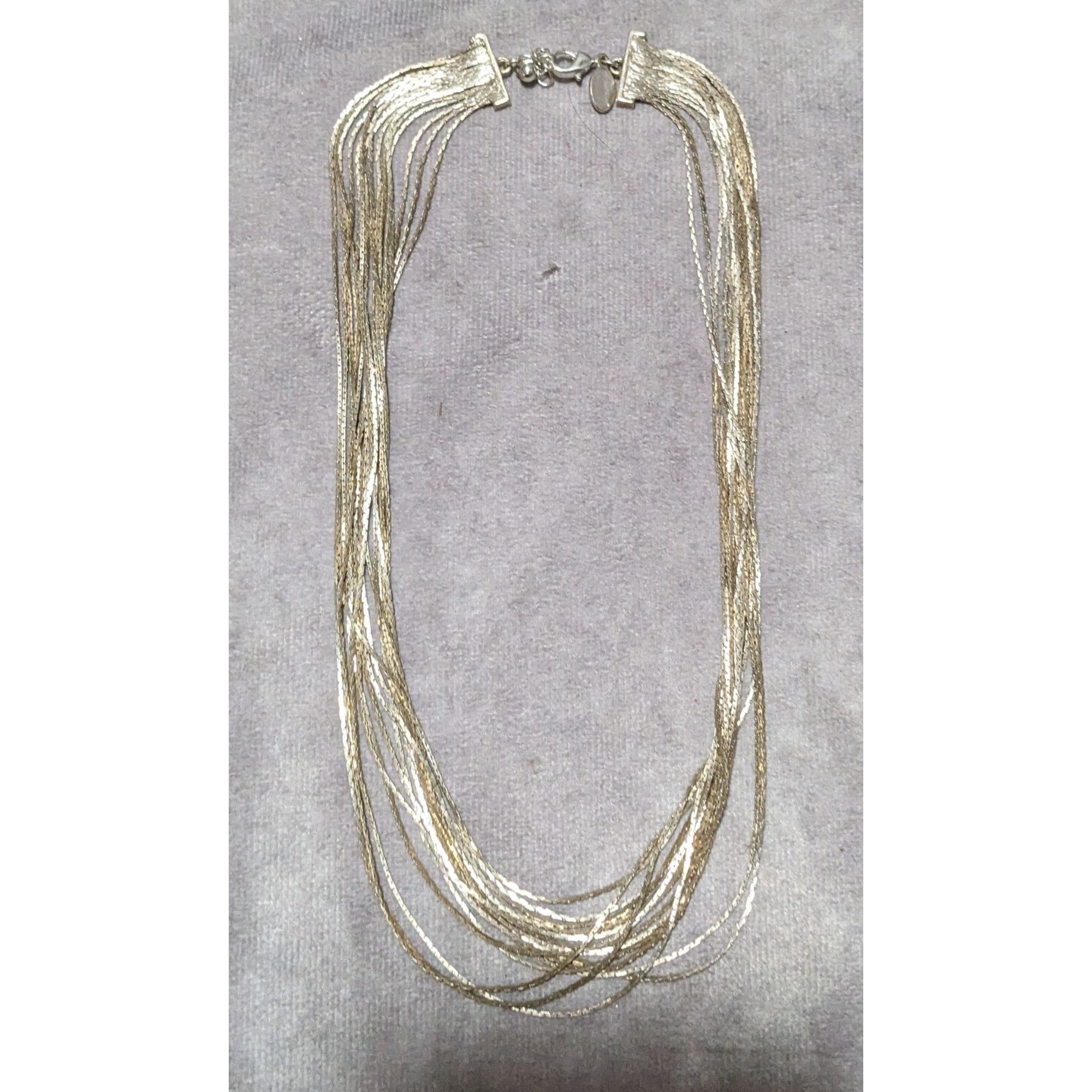 Express Express Multilayer Silver Chain Necklace Size ONE SIZE - 6 Thumbnail