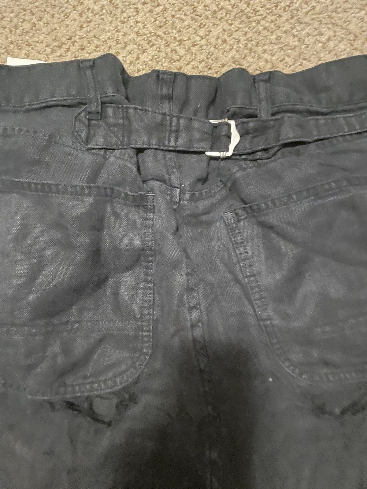 Comme des Garcons Homme AD 2009 Buckle-back Linen pants Size US 30 / EU 46 - 3 Thumbnail