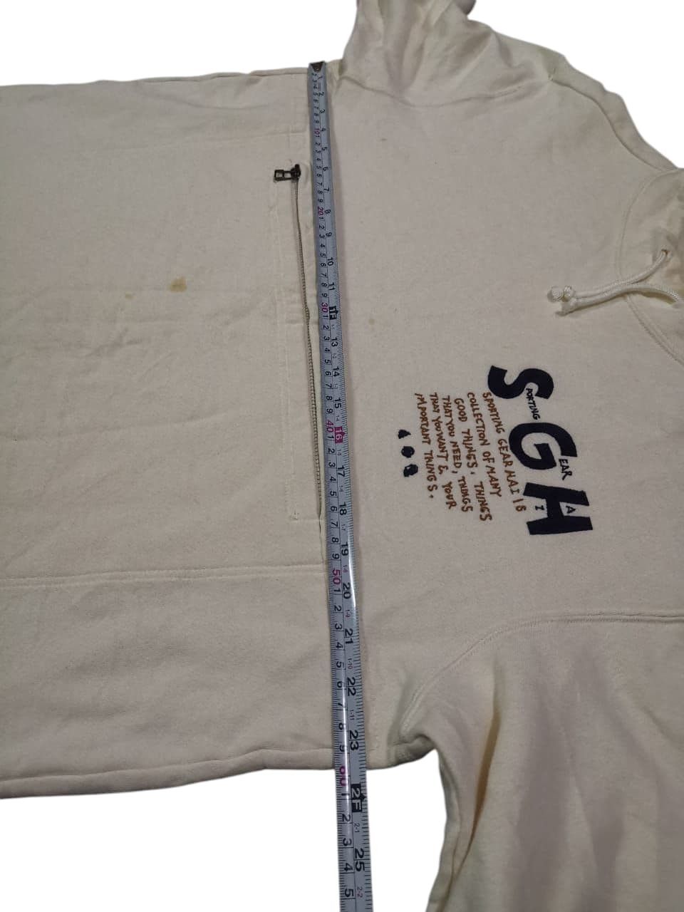 Hai Sporting Gear × Issey Miyake 💥Vtg Hai Sporting Gear By IS Crew Neck Anorak Sweatshirt Size US L / EU 52-54 / 3 - 15 Thumbnail