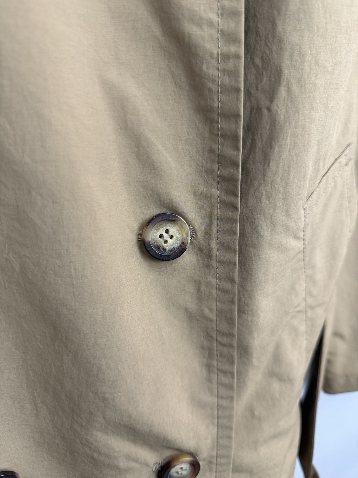 Moncler 🇮🇹 RRP $1155 Moncler Trench Coat Stribiden Rare Size M / US 6-8 / IT 42-44 - 10 Thumbnail