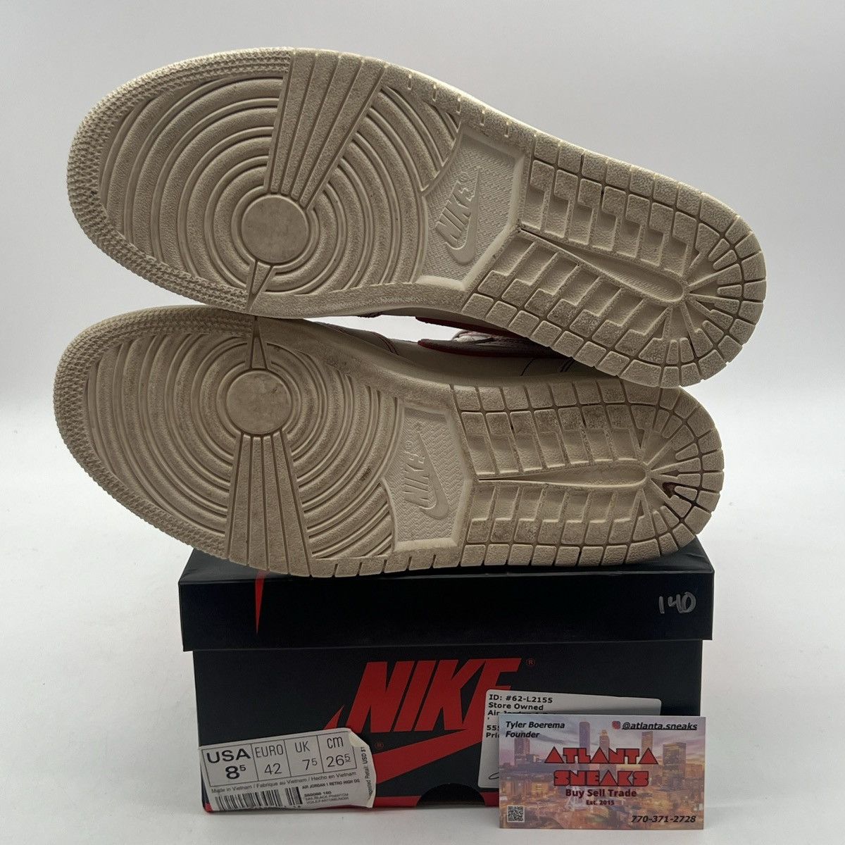 Nike Air Jordan 1 high phantom Size US 8.5 / EU 41-42 - 8 Thumbnail