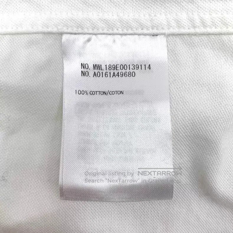 Thom Browne Thom Browne White tropical fish embroidery cotton shirt Size US S / EU 44-46 / 1 - 7 Thumbnail