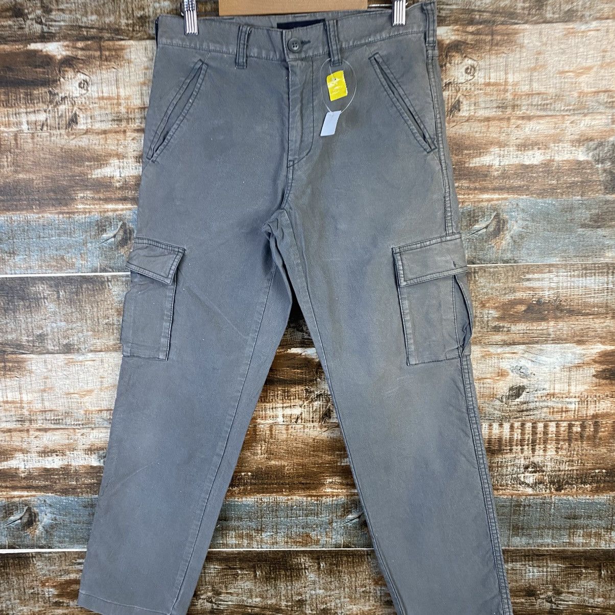 Global Work DL Global Work Gray Cargo Multipocket Pants #C1124 Size US 28 / EU 44 - 5 Thumbnail