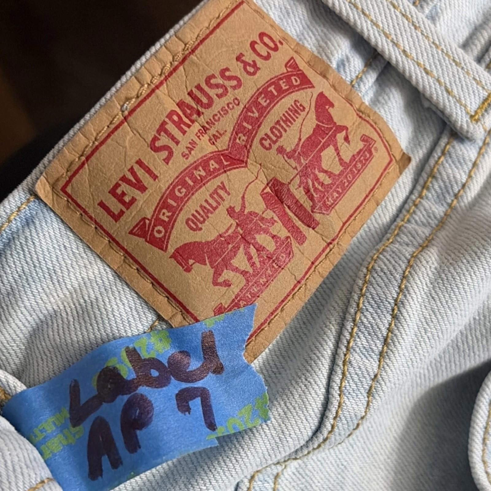 Levi's Levi's Ribcage Straight Ankle Denim Jeans RawHem WomenSize29 Size 29" - 7 Thumbnail
