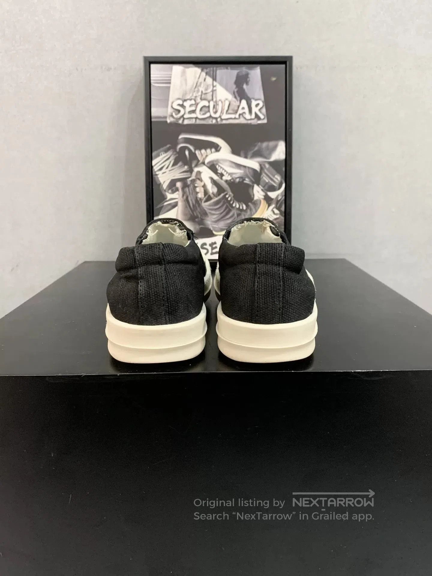 Rick Owens Drkshdw Rick Owens DRKSHDW Canvas Slip. Size US 5 / IT 35 - 7 Thumbnail
