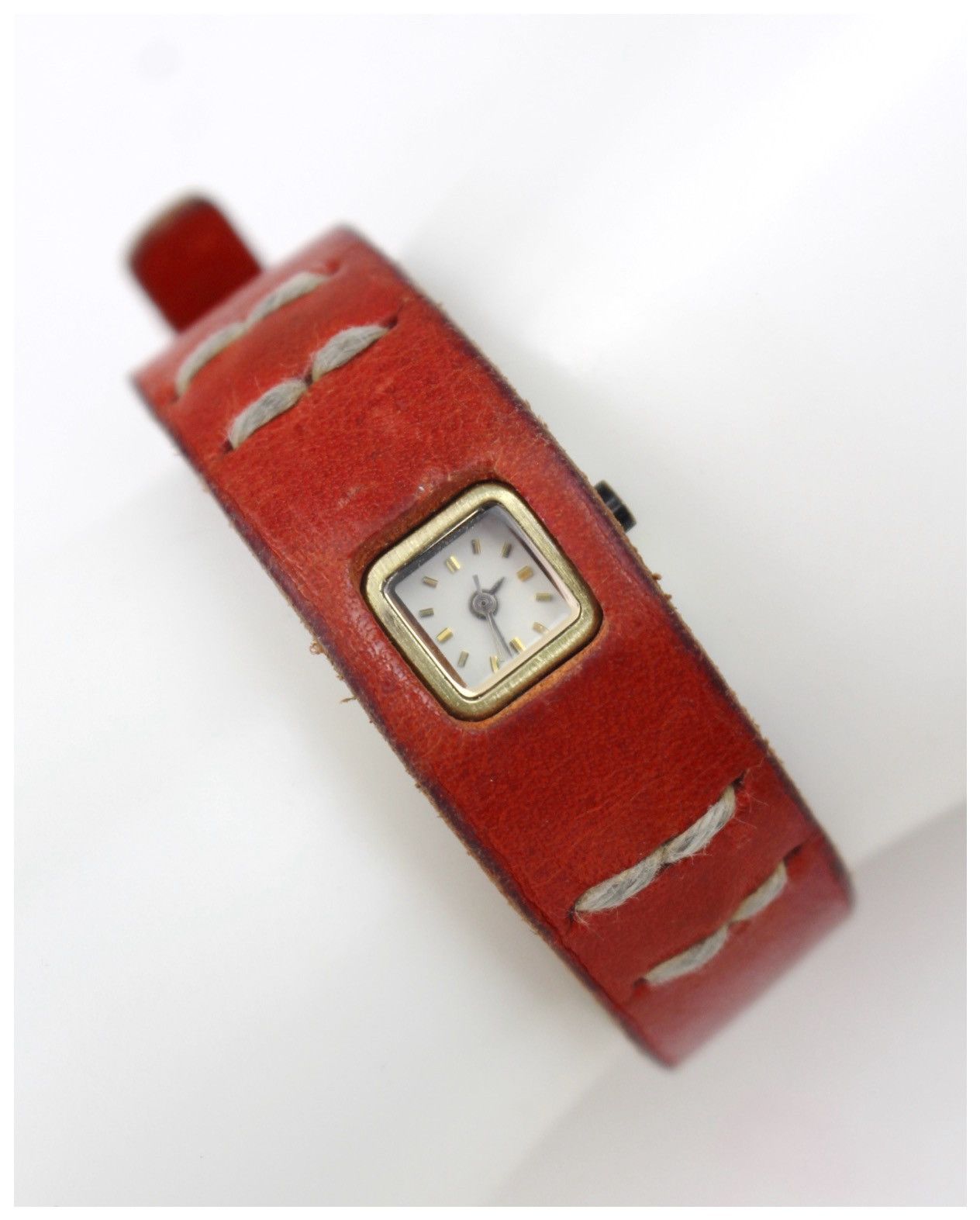 Issey Miyake × Seiko SS2018 SAMANSA MOS2 JAPAN HANDCRAFT LEATHER CUFF WATCH Size ONE SIZE - 2 Thumbnail