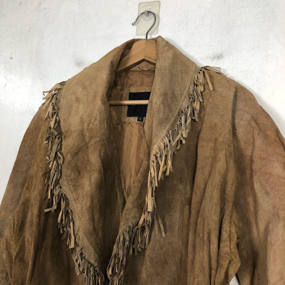 Vintage 🔥VINTAGE COWBOY DESIGN LEATHER JACKET JURAHOUSE ISSEY MIYAKE Size US M / EU 48-50 / 2 - 19 Thumbnail