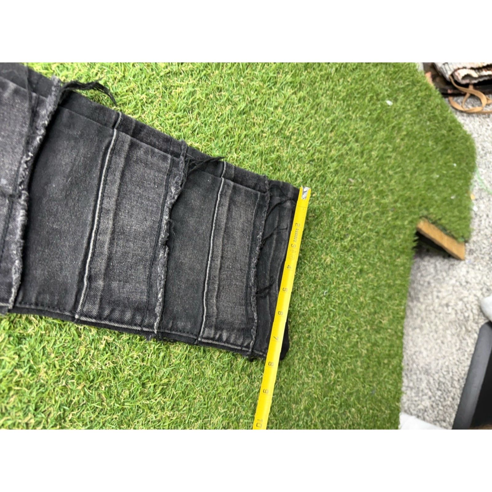 Denime H.Esntls Jeans Slim Jeans 28 Black Denim Skinny Ripped Grunge 28x34 Mens Size US 28 / EU 44 - 5 Thumbnail