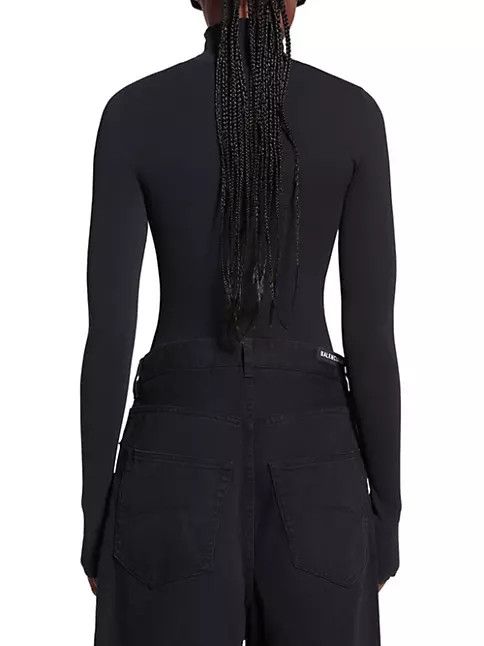 Balenciaga o1bcso1str1024 Tight Turtleneck Sweater in Black Size XS / US 0-2 / IT 36-38 - 4 Thumbnail