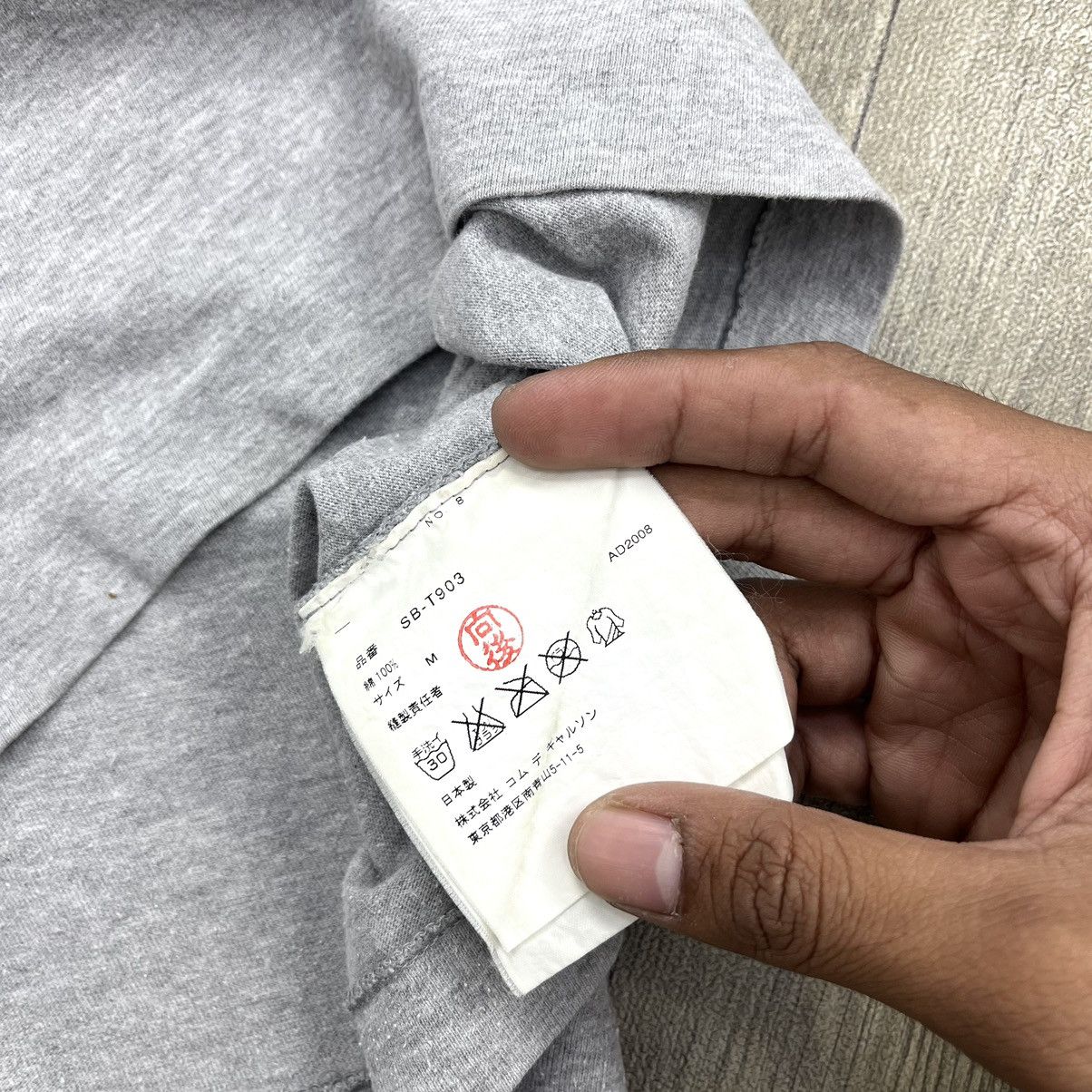 10 Corso Como × Comme des Garcons SOLD🚨 Comme des Garcons 10 Corso Como CDG Grey Tshirt Size US M / EU 48-50 / 2 - 8 Thumbnail