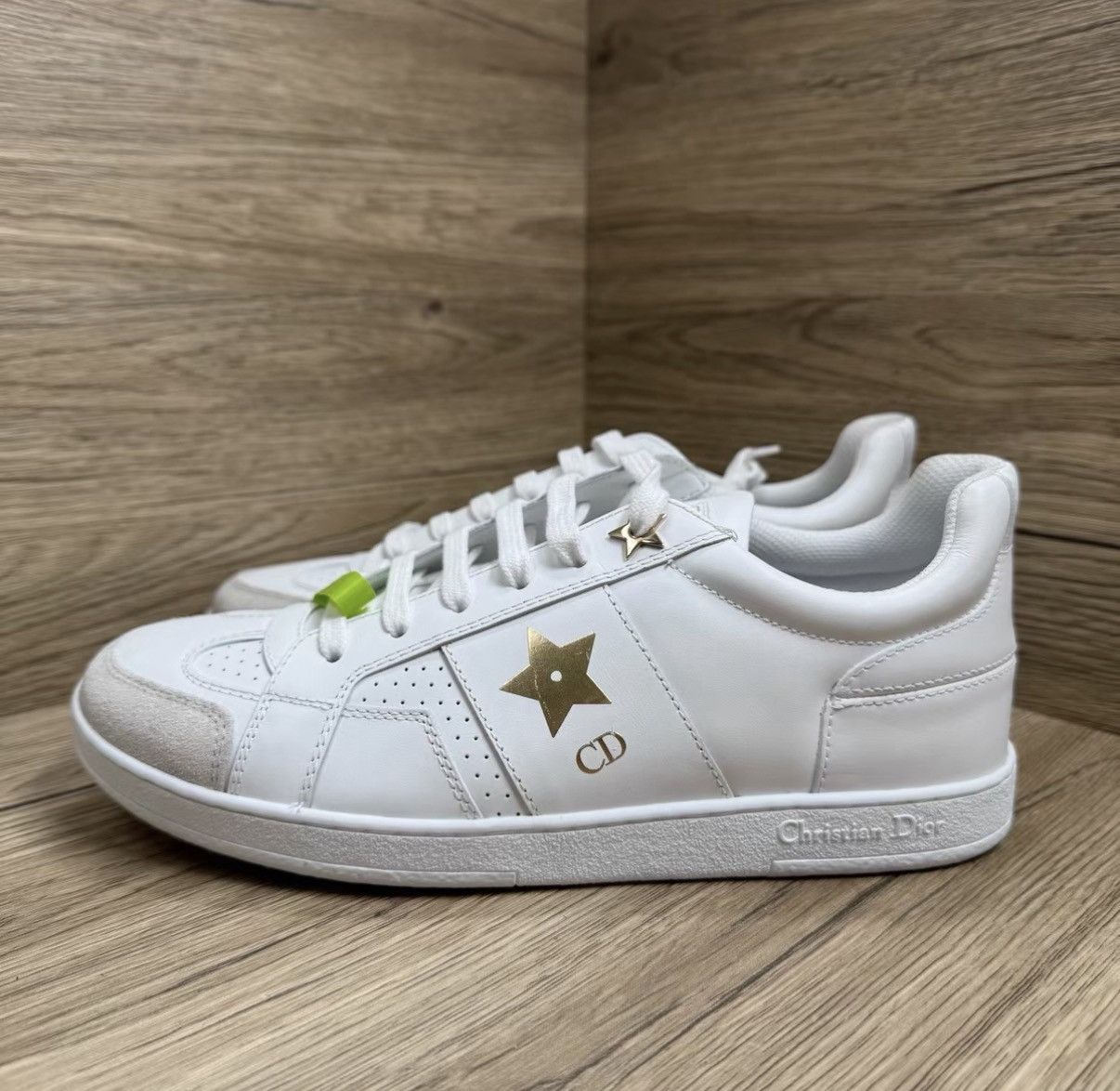 Dior Dior Star Grey and White German Trainers J41 Size US 7 / IT 37 - 1 Thumbnail