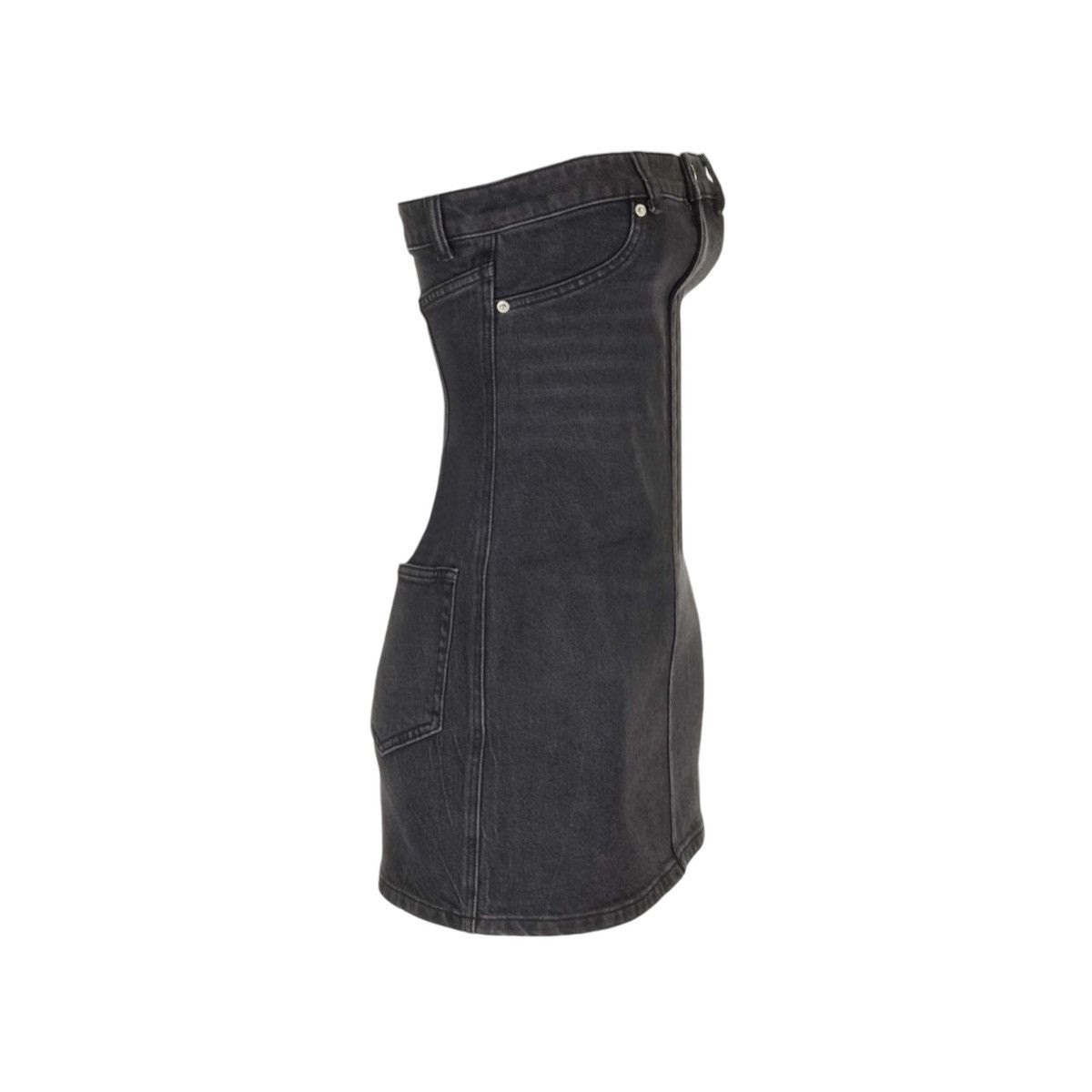Alexander Wang × T by Alexander Wang Denim bodycon minidress Size S / US 4 / IT 40 - 3 Thumbnail