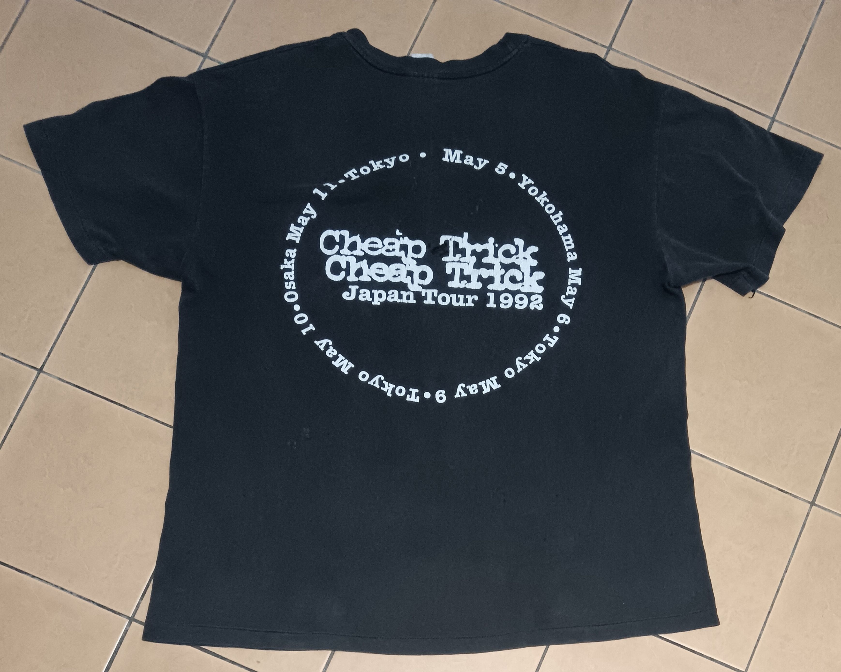 Band Tees × Vintage VINTAGE 90s CHEAP TRICKS JAPAN TOUR SHIRT Size US L / EU 52-54 / 3 - 5 Thumbnail