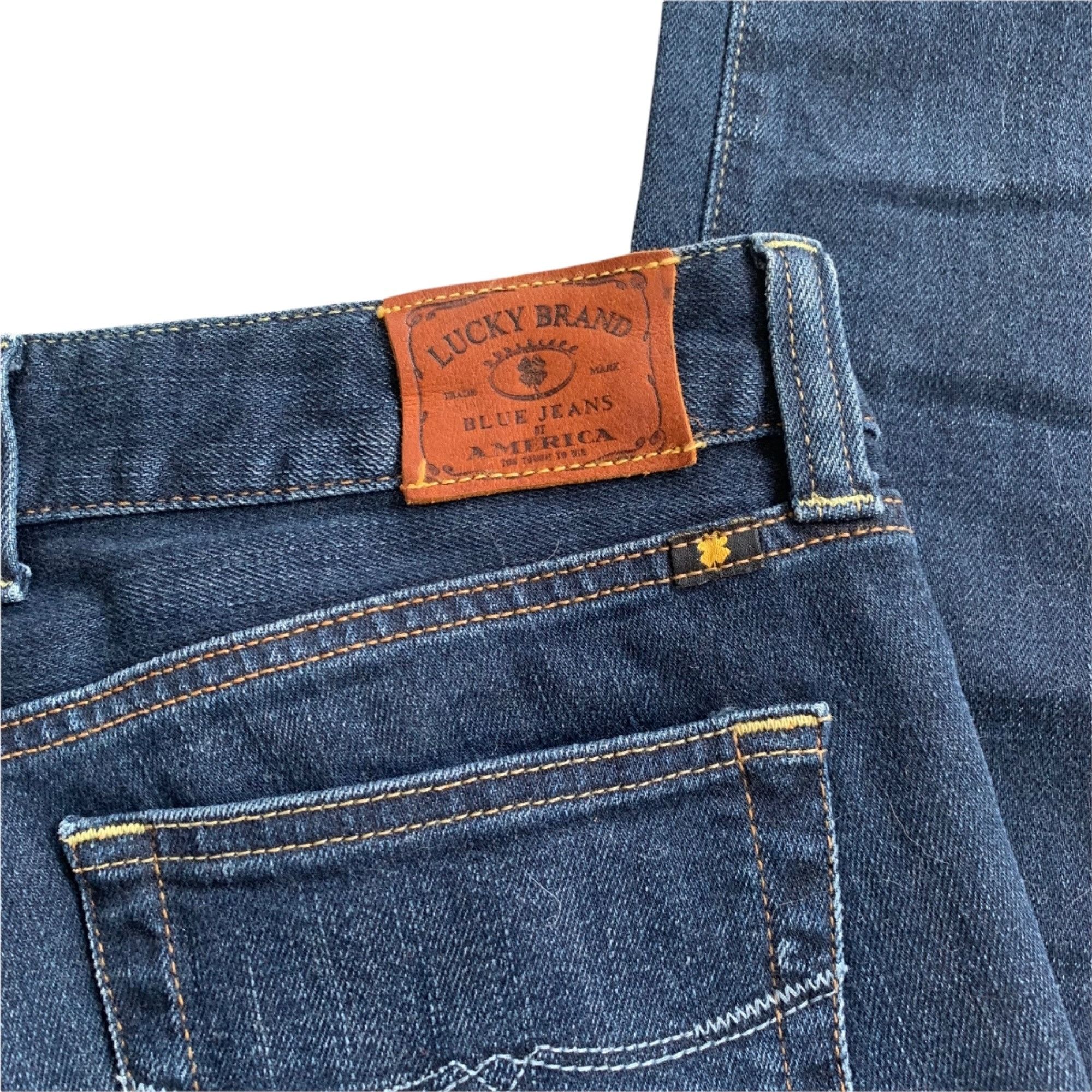 Lucky Brand Lucky Brand Halsted Lola Skinny Dark Wash Denim Jeans 10 Size 32" / US 10 / IT 46 - 5 Thumbnail