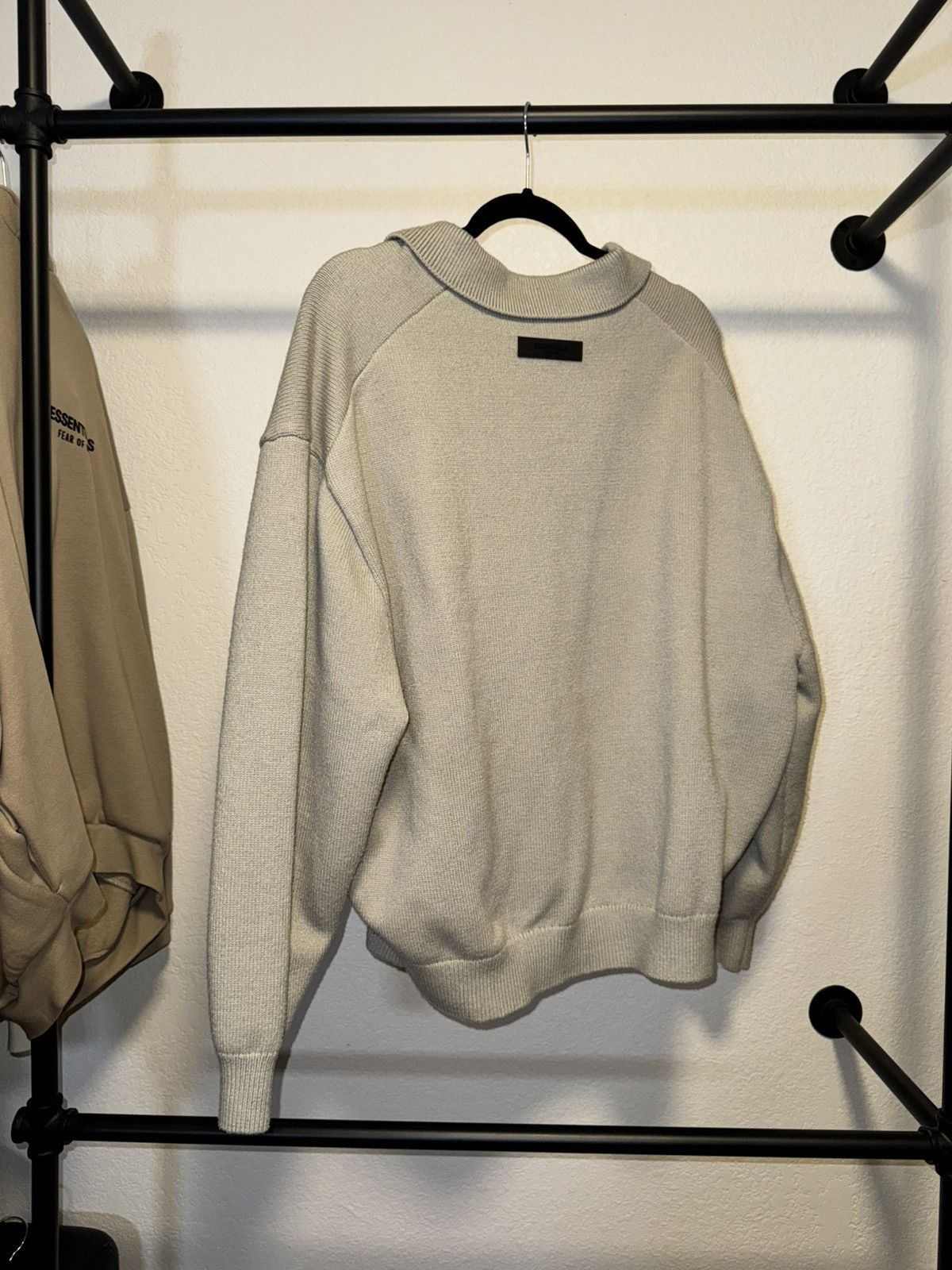 Fear of God Fear of God x Essentials Knit polo Grey small 7/10 Size US S / EU 44-46 / 1 - 3 Thumbnail
