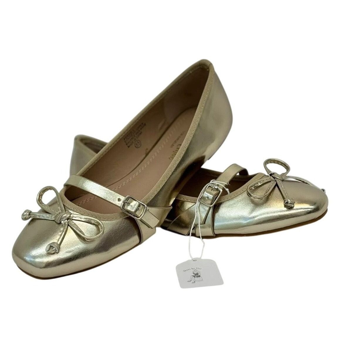 Other CHASE + CHLOE / Fergie-1/ Metallic Gold Ballet / Flats / Wit Size US 10 / IT 40 - 2 Thumbnail