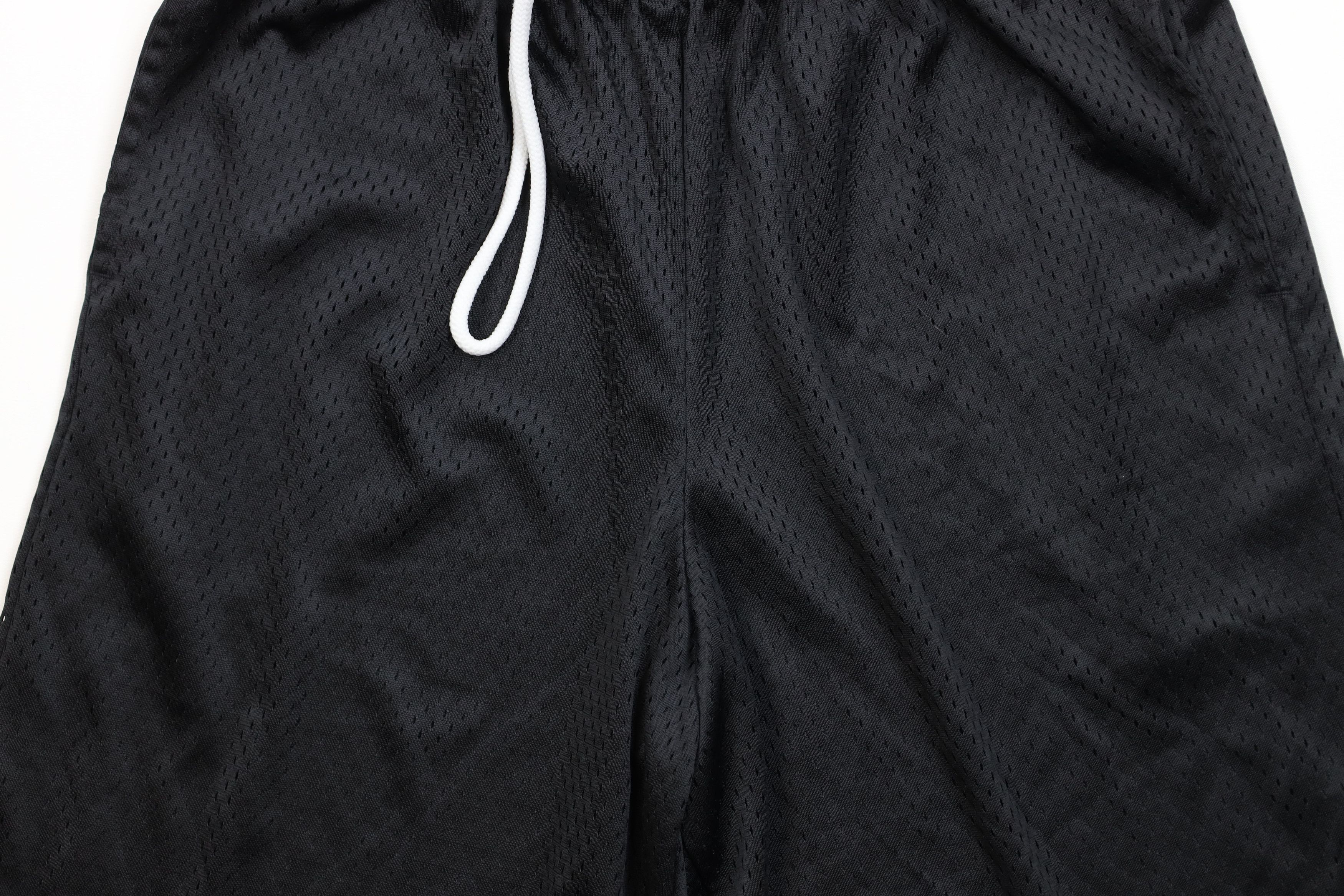 Champion Vintage Champion Logo Mesh Above Knee Shorts Black Polyester Size US 30 / EU 46 - 3 Thumbnail