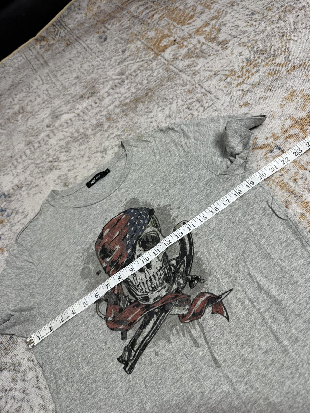 Hysteric Glamour Net men y2k skull art tshirt Size US M / EU 48-50 / 2 - 7 Thumbnail