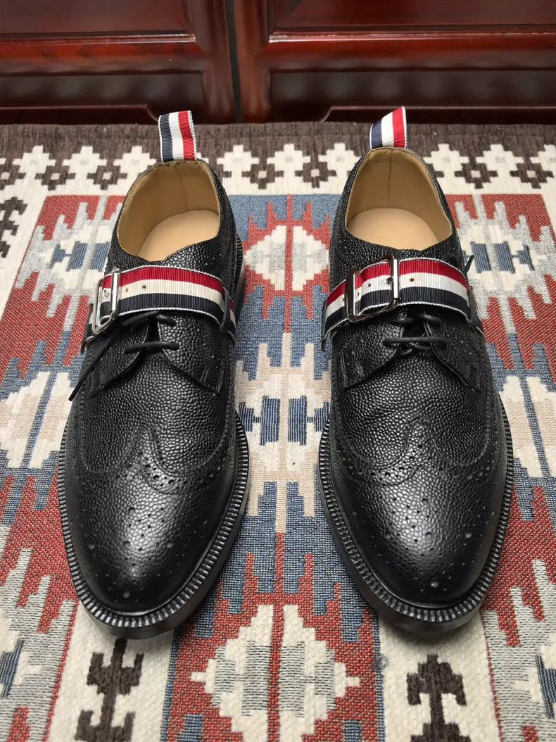 Thom Browne Thom Browne Carved lace straps for vintage leather shoes Size US 8.5 / EU 41-42 - 1 Thumbnail