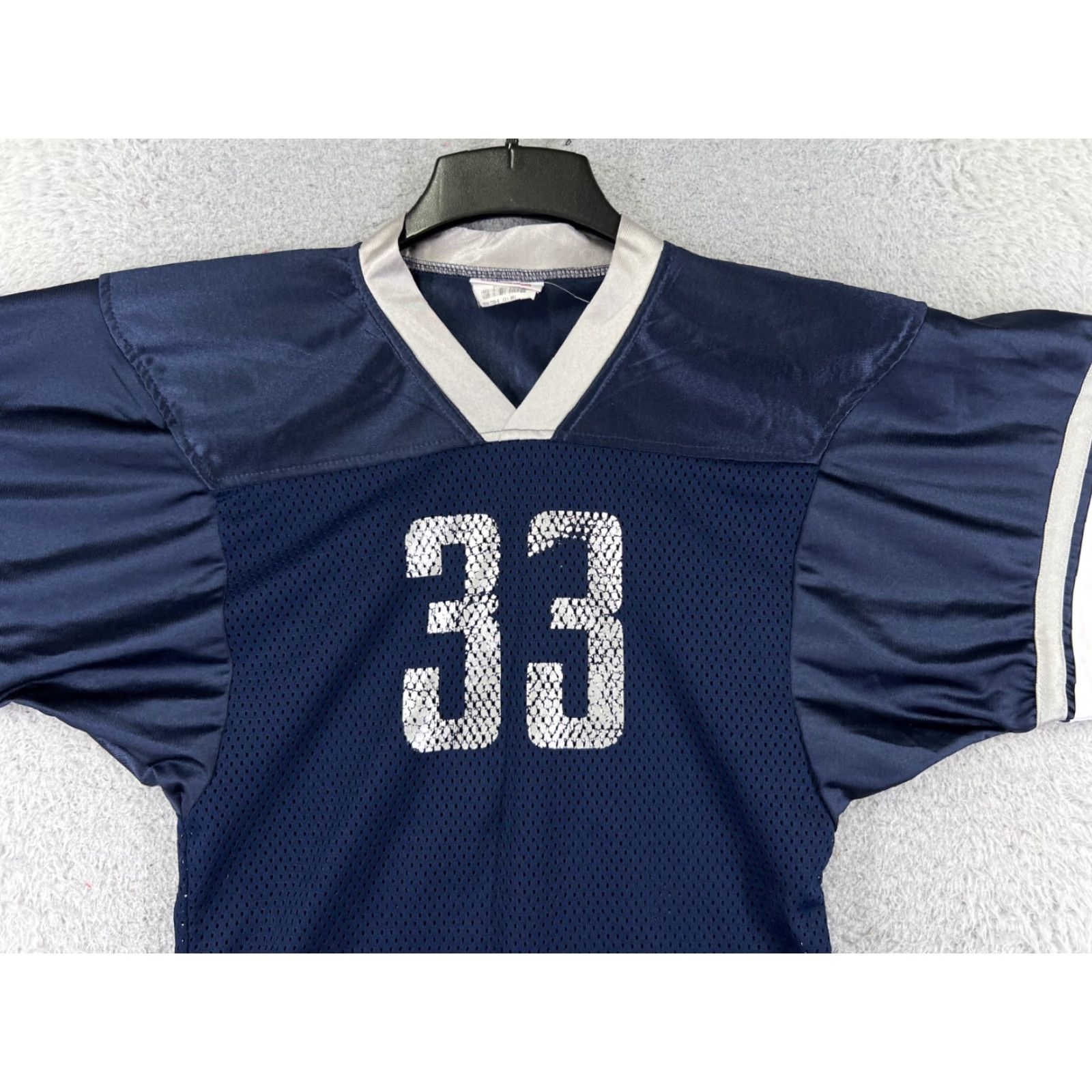 Vintage VINTAGE Teamwork Athletic Tequila Foodball Jersey Shirt Adult Small Blue V-Neck Short Sleeve Polyester 90s Hip Hop Music Mens Size US S / EU 44-46 / 1 - 4 Thumbnail