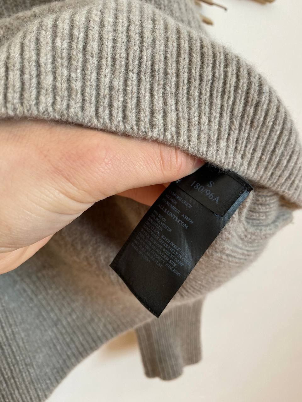 Allsaints × Vintage SWEATER Allsaints Vintage Mini Logo Y2k Style wool Size US S / EU 44-46 / 1 - 4 Thumbnail