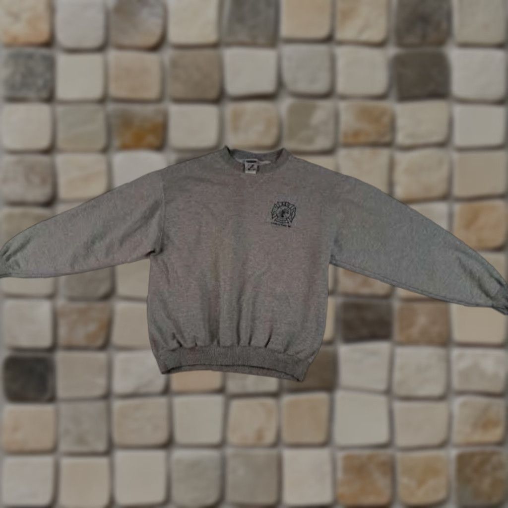 Jerzees Ash Township Fire and Rescue Large Grey Sweatshirt Jerzees L Men Pullover Golf Style? Size US L / EU 52-54 / 3 - 1 Thumbnail