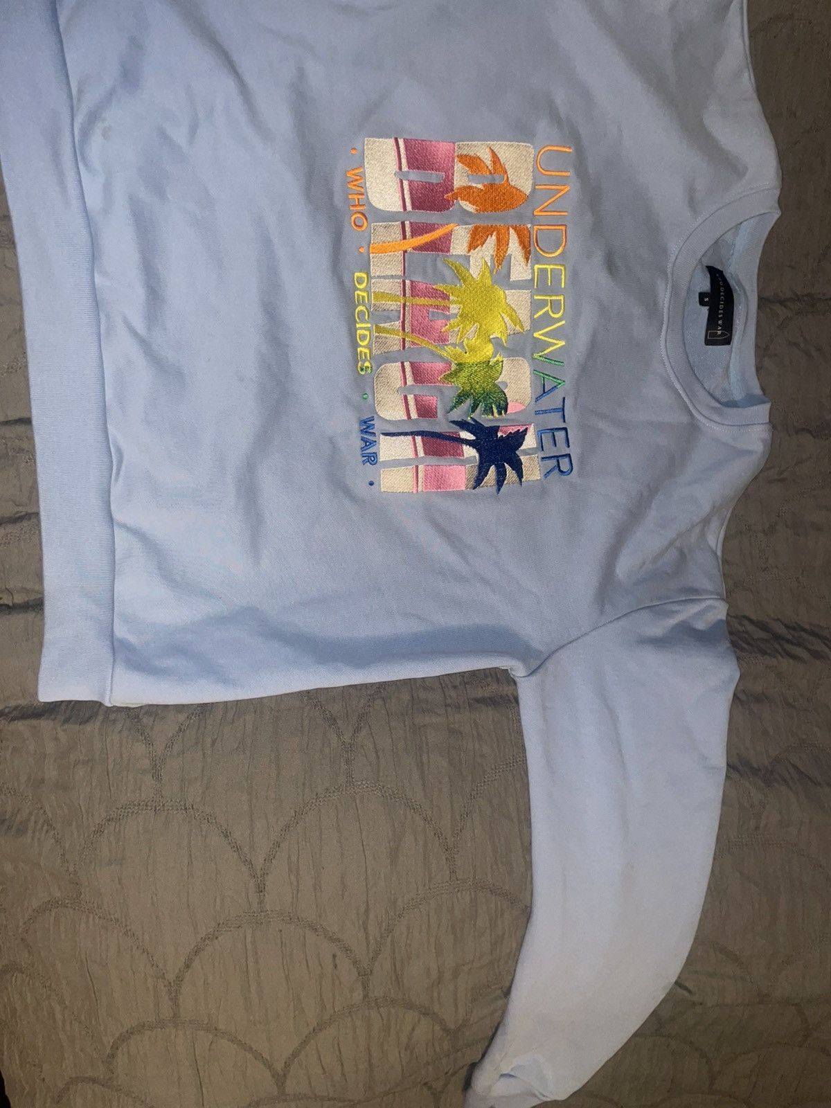 Who Decides War Beach Pullover Sweatshirt