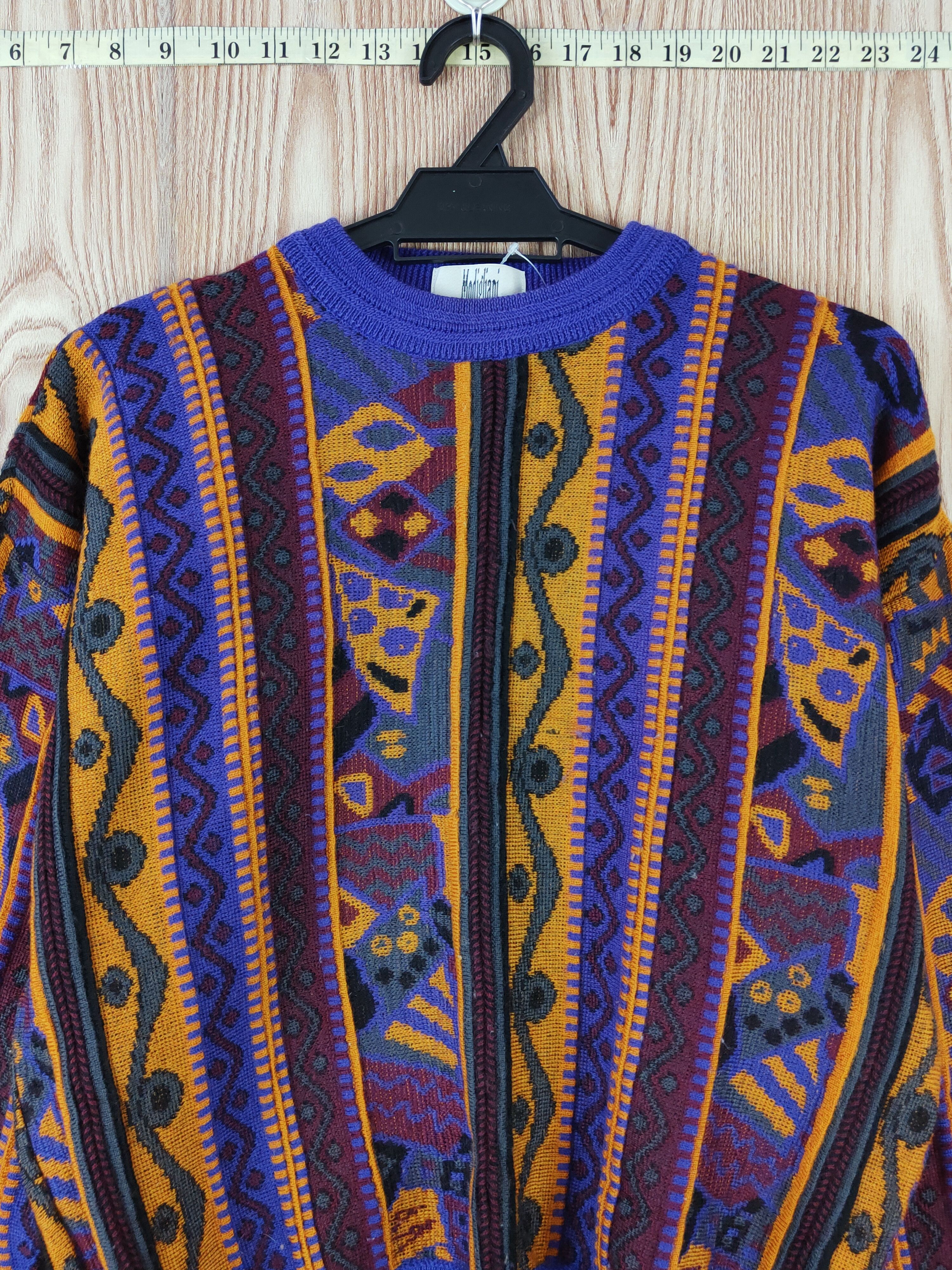 Homespun Knitwear Modigliani Purple Knitwear Sweatshirts #W661 Size US S / EU 44-46 / 1 - 2 Thumbnail