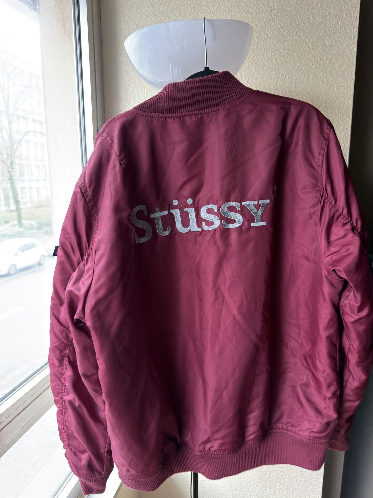 Stussy Stussy violet big logo bomber FAST SHIP Size US L / EU 52-54 / 3 - 11 Thumbnail