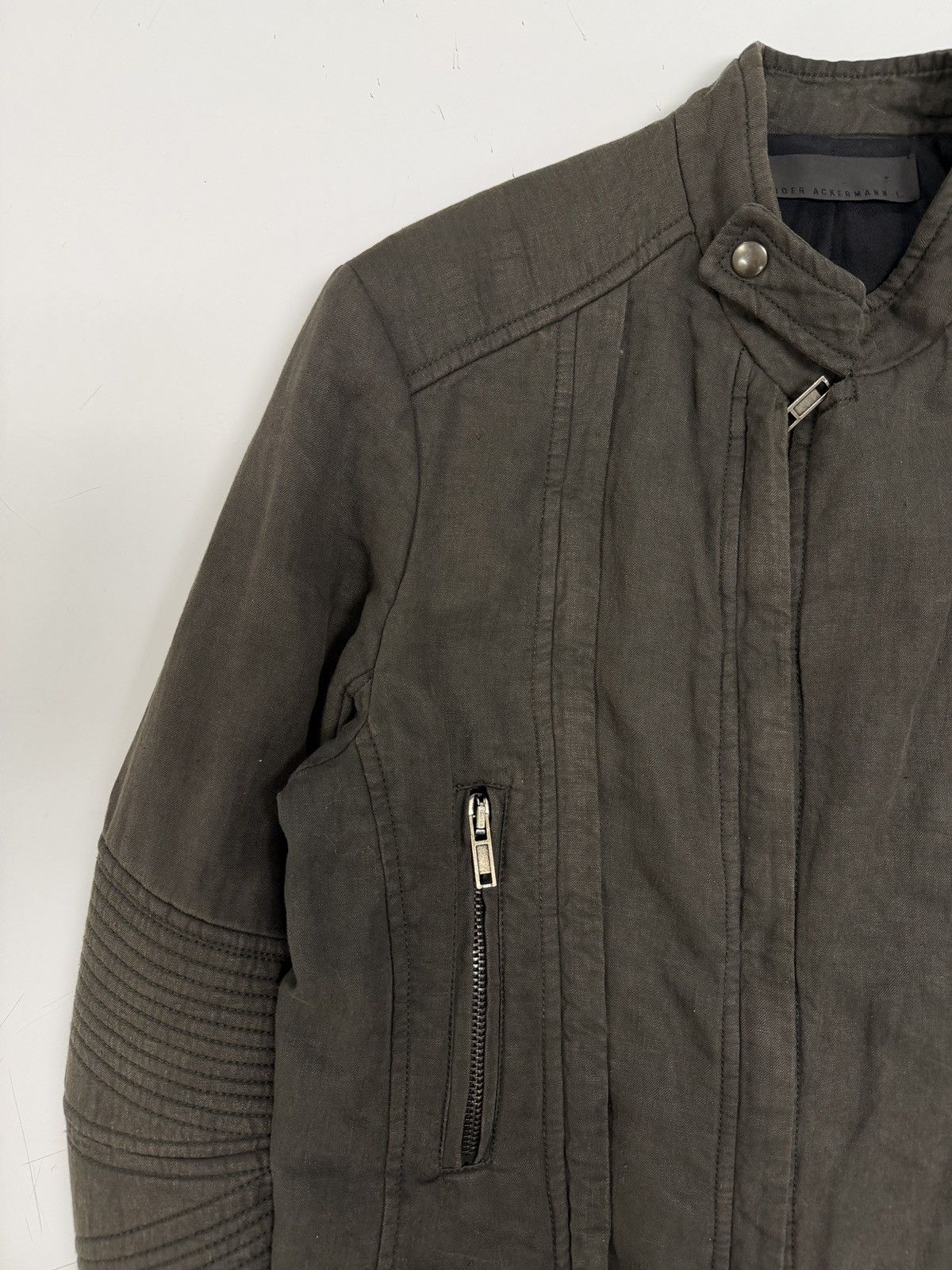 Haider Ackermann Haider Ackermann SS15 Sample Cyanide Biker Jacket Size US L / EU 52-54 / 3 - 4 Thumbnail