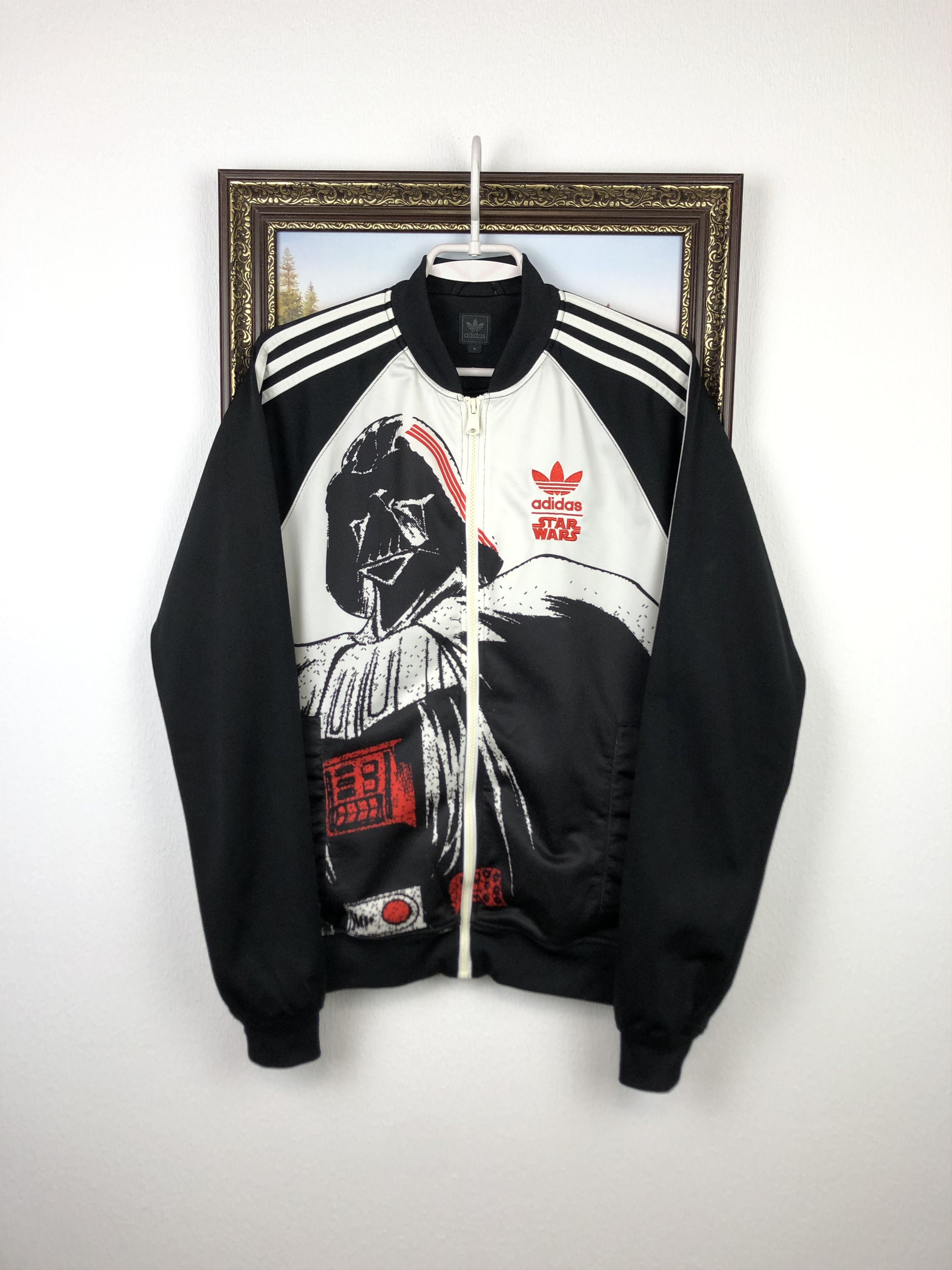Adidas Rare Vintage Adidas Star Wars Darth Vader Dark Side Track Jacket Grailed