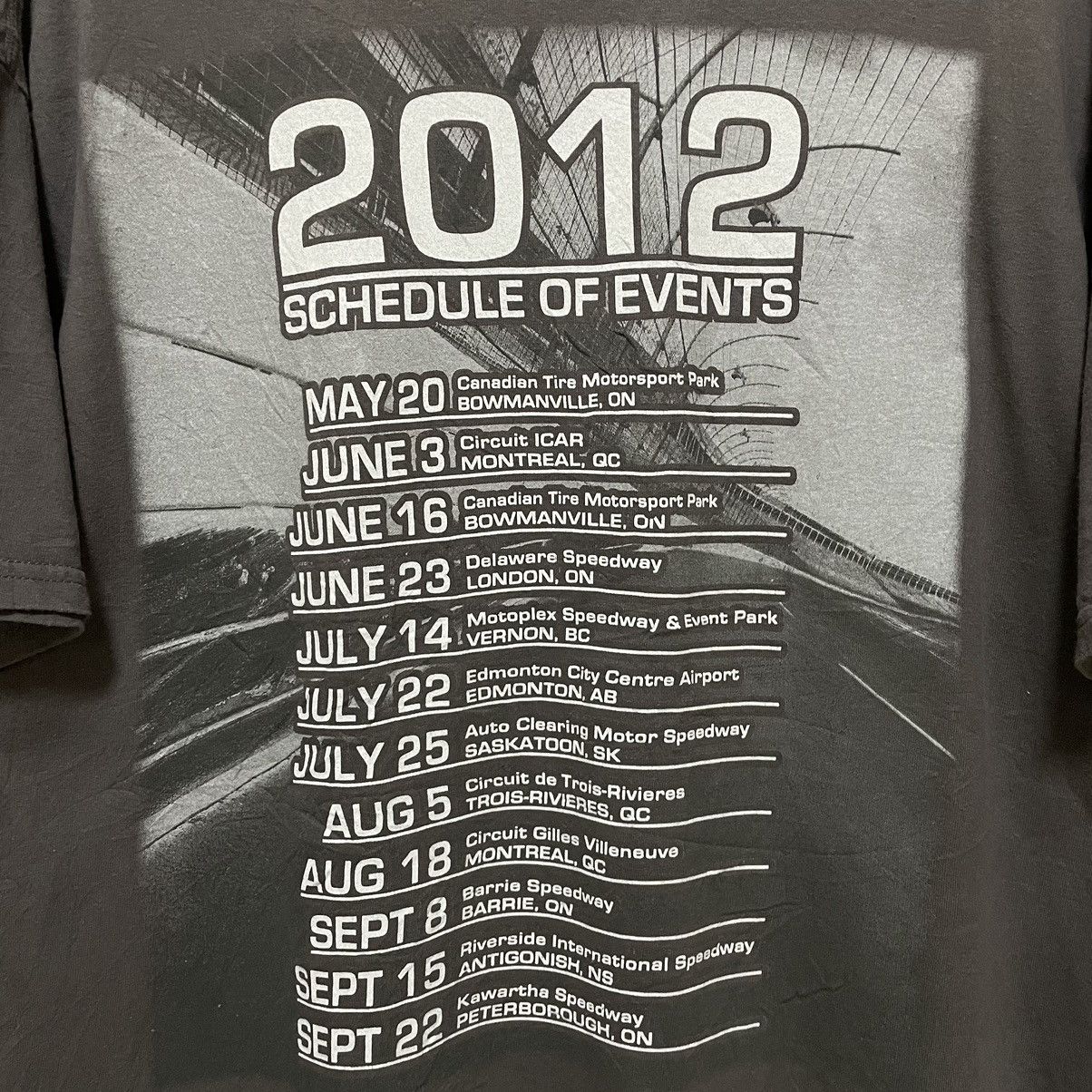 NASCAR × Vintage Vintage 2012 Nascar Canadian Tire Series Tour T Shirt Size US XL / EU 56 / 4 - 6 Thumbnail