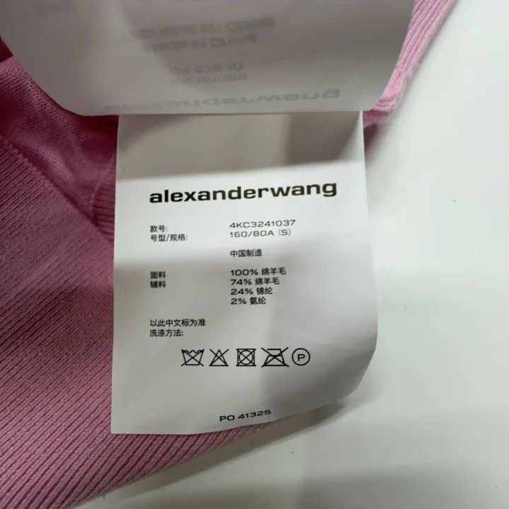 Alexander Wang Alexander Wang Pink Short Sleeve Logo T-Shirt - Size S / US 4 / IT 40 - 7 Thumbnail