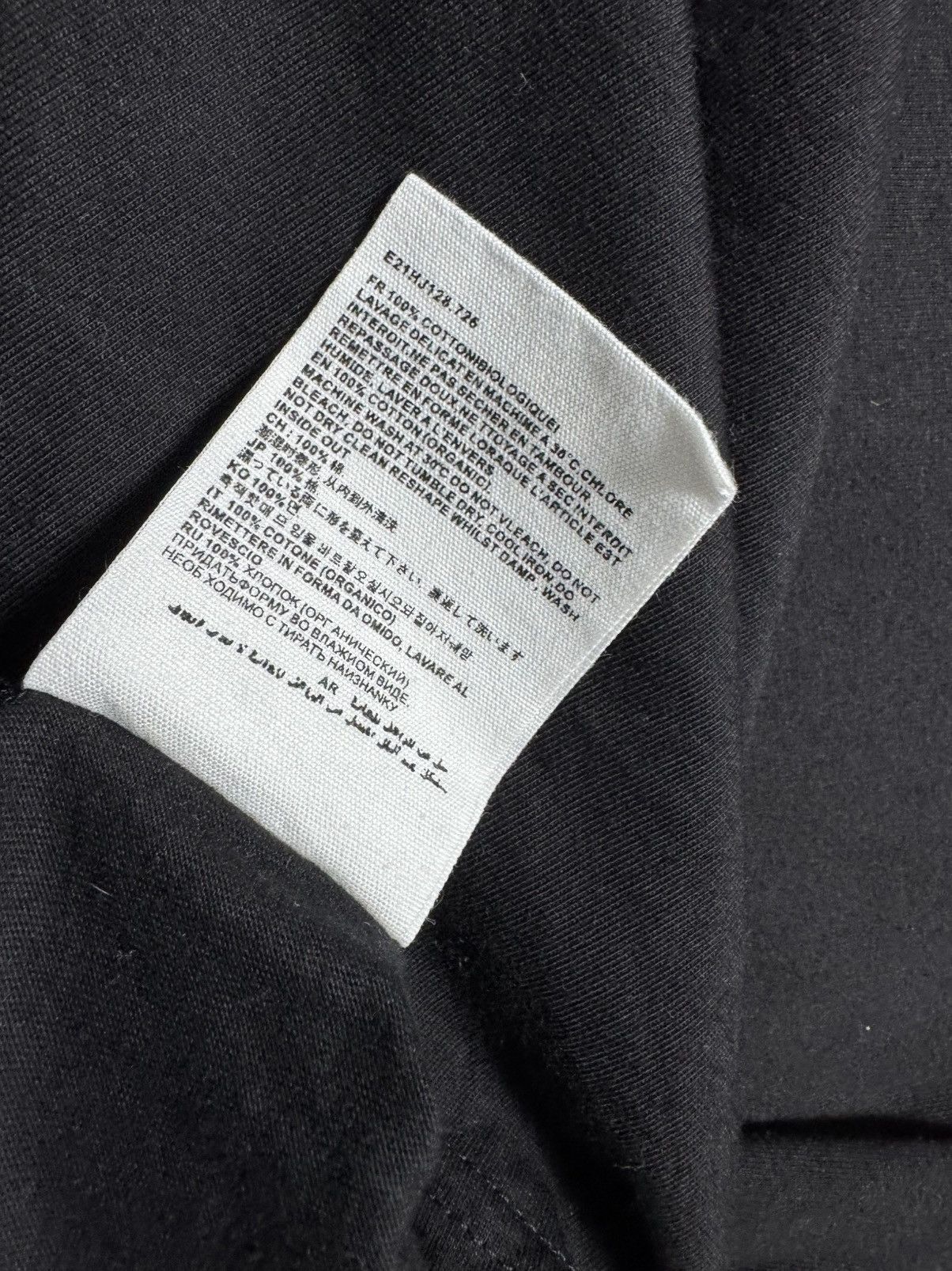 AMI AMI Black T-Shirt Luxury Size US L / EU 52-54 / 3 - 9 Thumbnail