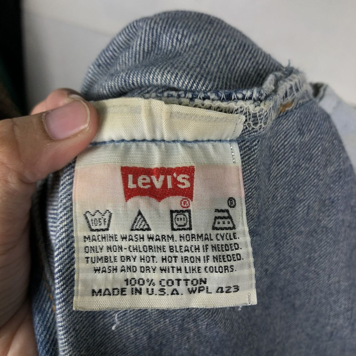 Levi's 🔥VINTAGE LEVI’S 501 DENIM JEANS MADE IN USA RUSTY DESIGN Size US 32 / EU 48 - 18 Thumbnail