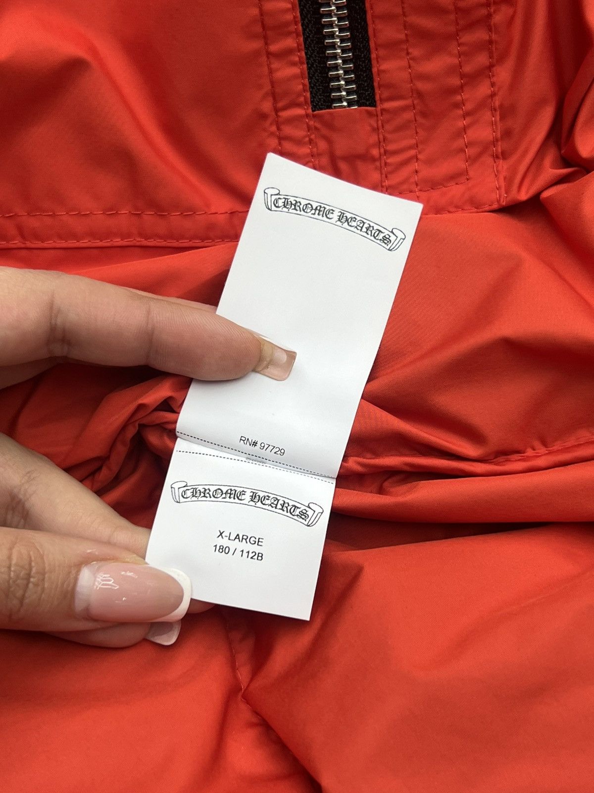 Chrome Hearts Chrome Hearts Red Monogram Cross Pattern Puffer Down Jacket Size US XL / EU 56 / 4 - 22 Thumbnail