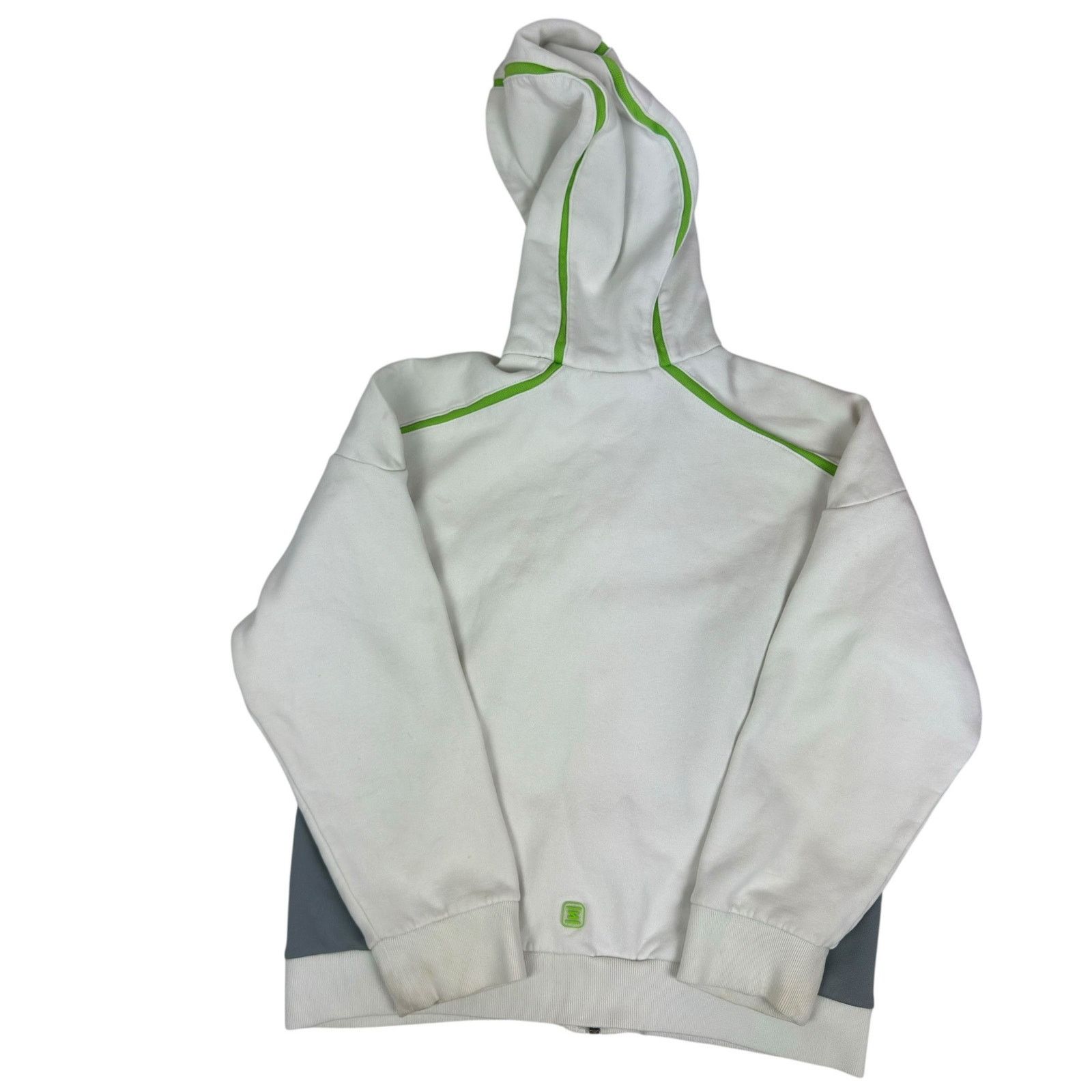 Nike Nike Gray Spellout Fleece Lined Full Zip Jacket Size US XXS / EU 40 - 9 Thumbnail