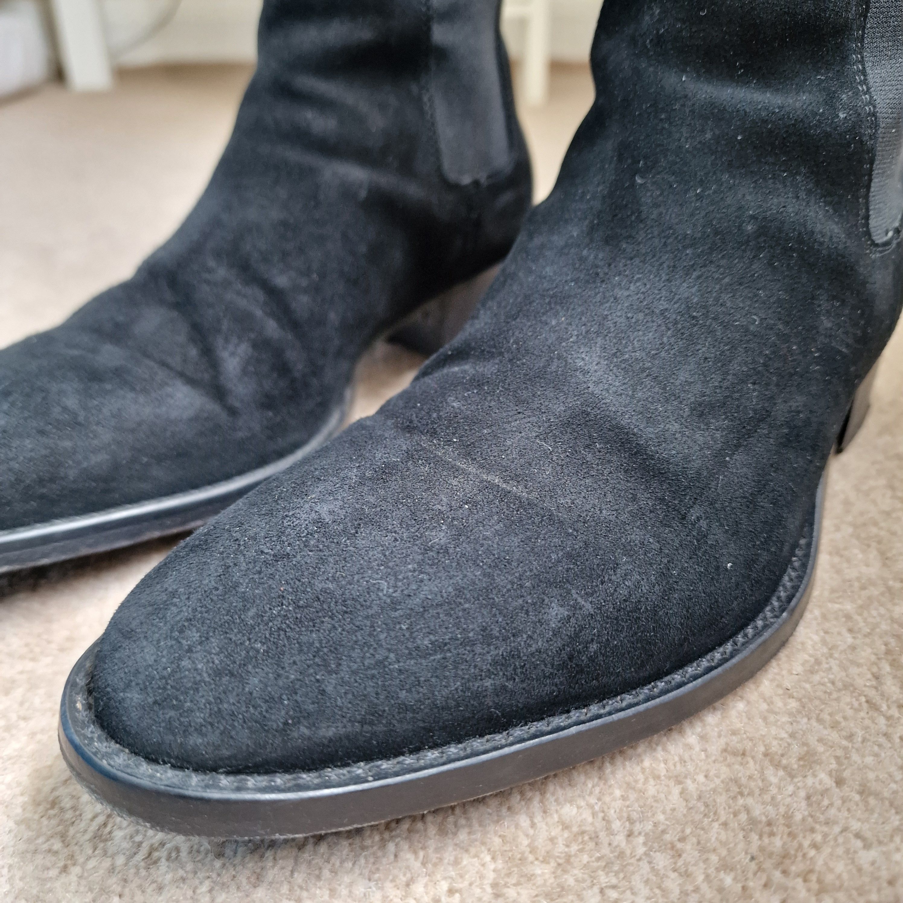 From The First AW18 Black Suede Chelsea 'Luca' Boots (41 EU) Size US 8 / EU 41 - 7 Thumbnail