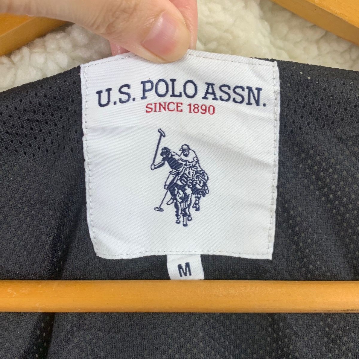 U.S. Polo Assn. Vintage US POLO ASSN Retro X Sherpa Deep Pile Fleece Size US M / EU 48-50 / 2 - 6 Thumbnail