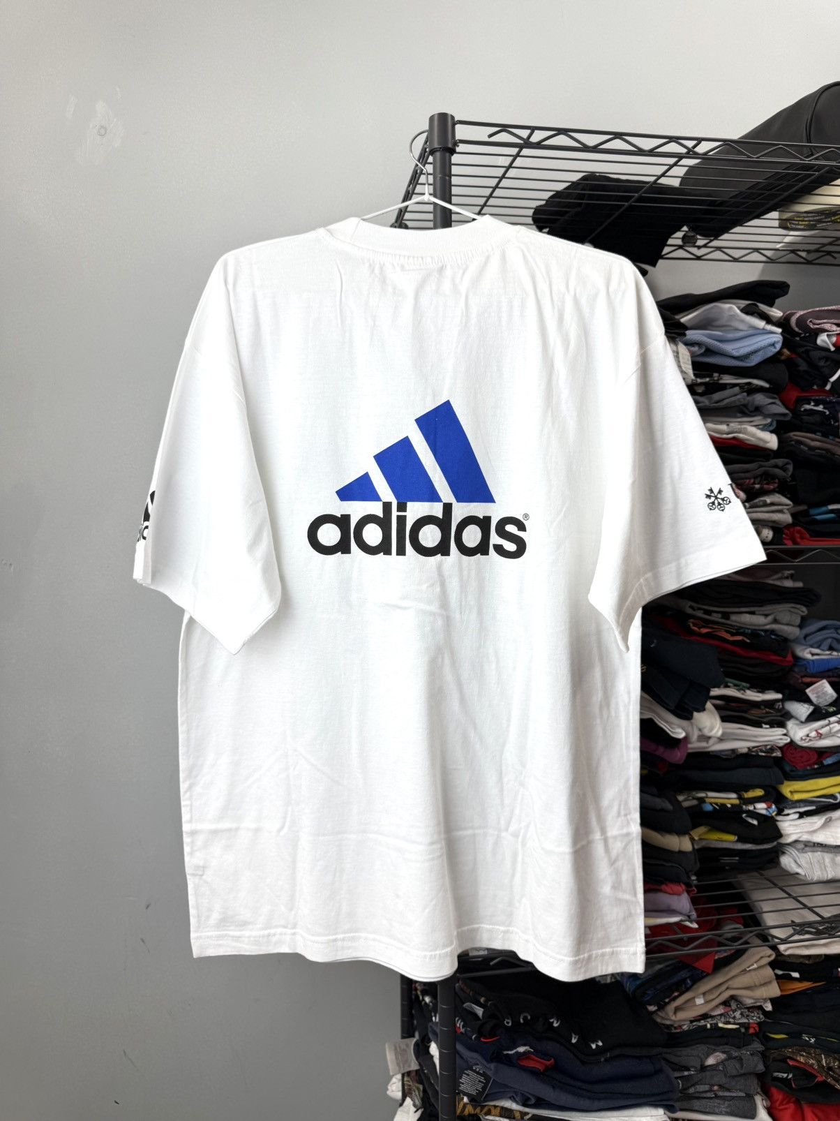 Adidas 💥Rare! Vintage 90’s Adidas Marathon T Shirt Retro Size US M / EU 48-50 / 2 - 2 Thumbnail