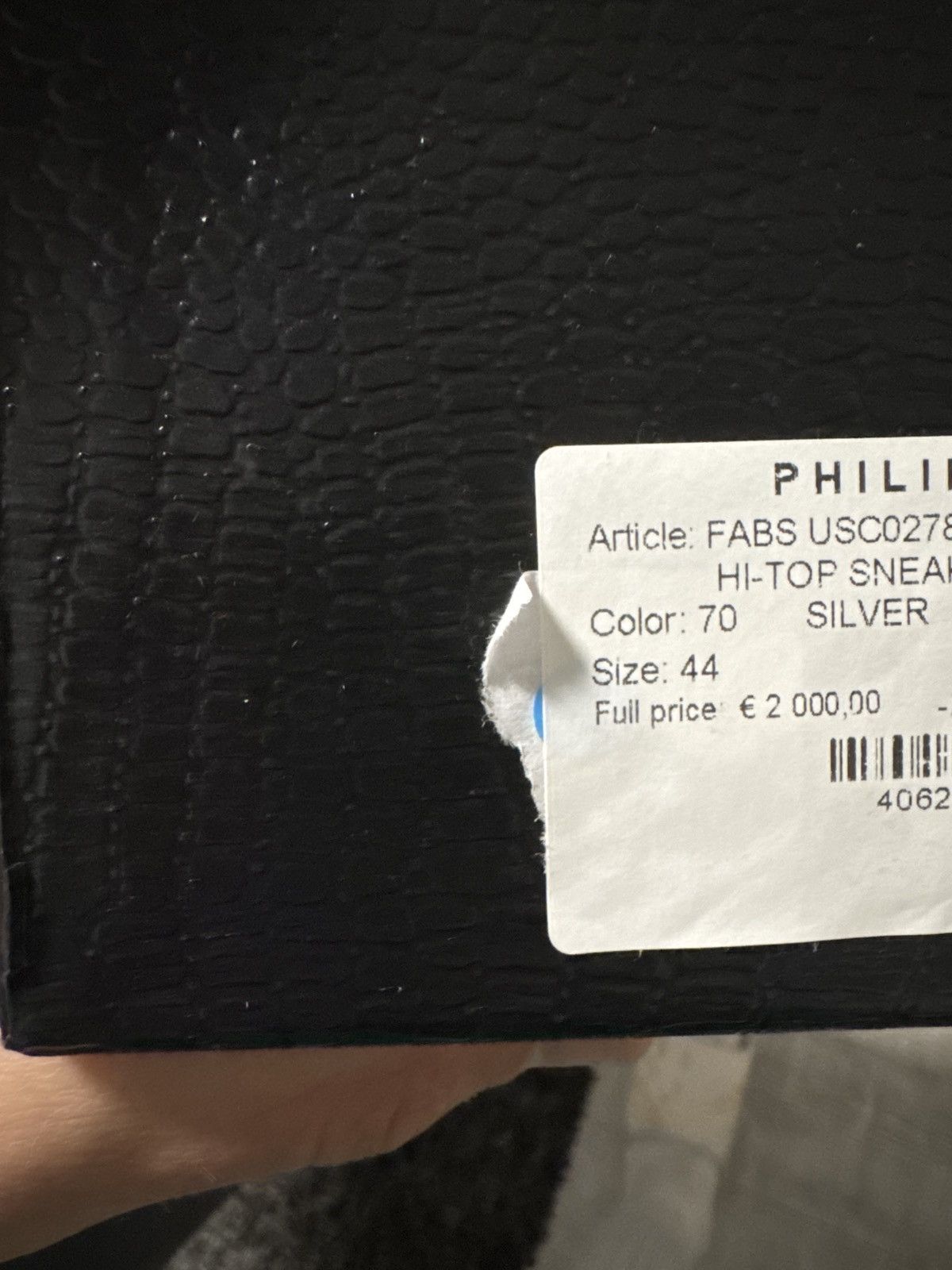 Philipp Plein PP money kicks hi top silver Size US 11 / EU 44 - 6 Thumbnail