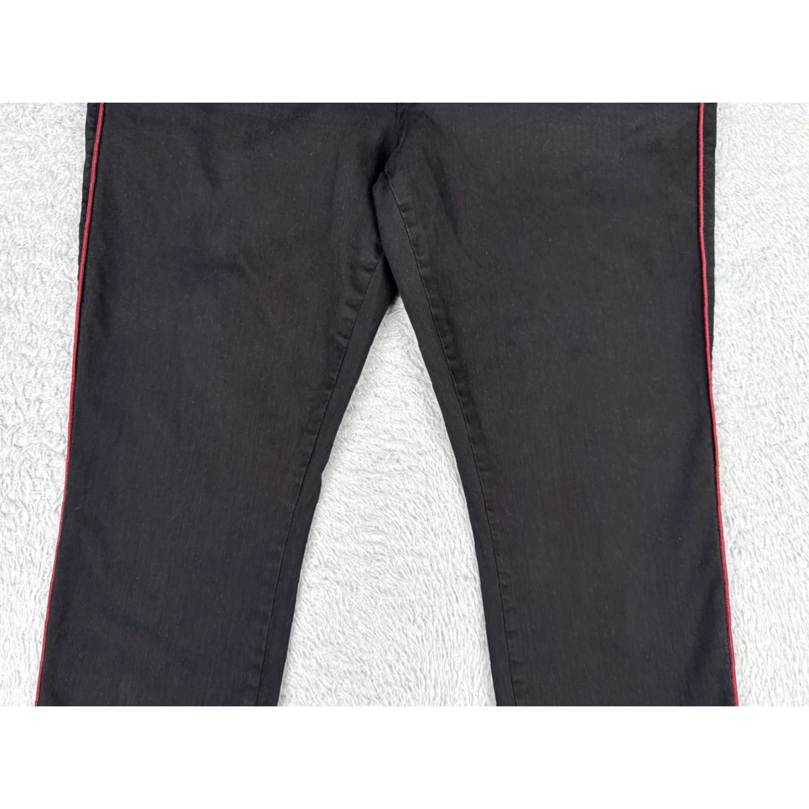 Vintage Cosmic Blue Love Jeans Women 31 Denim Skinny 5-Pocket Black Mid Rise Cotton Blend Stretch Jeans Womens - 31x24 Size 24" / US 00 / IT 34 - 3 Thumbnail