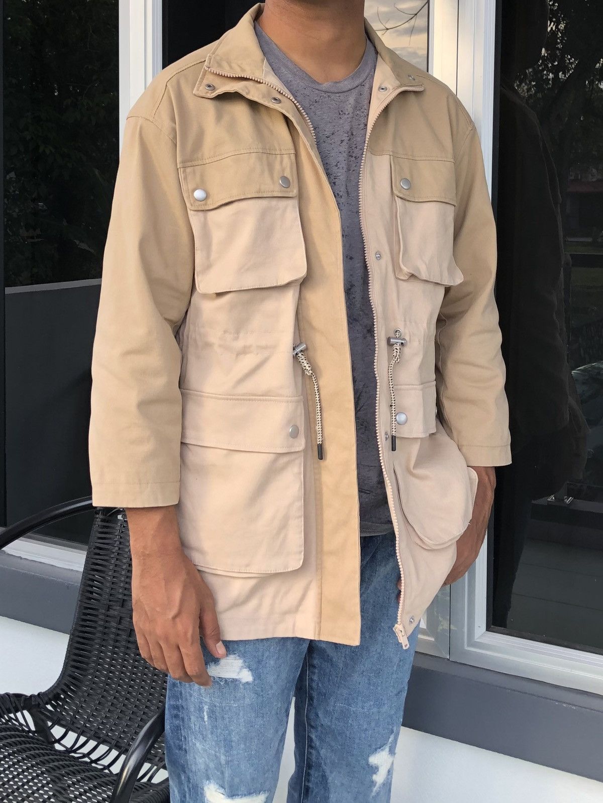 Japanese Brand Divided H&M Parka With Cargo Pocket Jacket Size US M / EU 48-50 / 2 - 1 Thumbnail