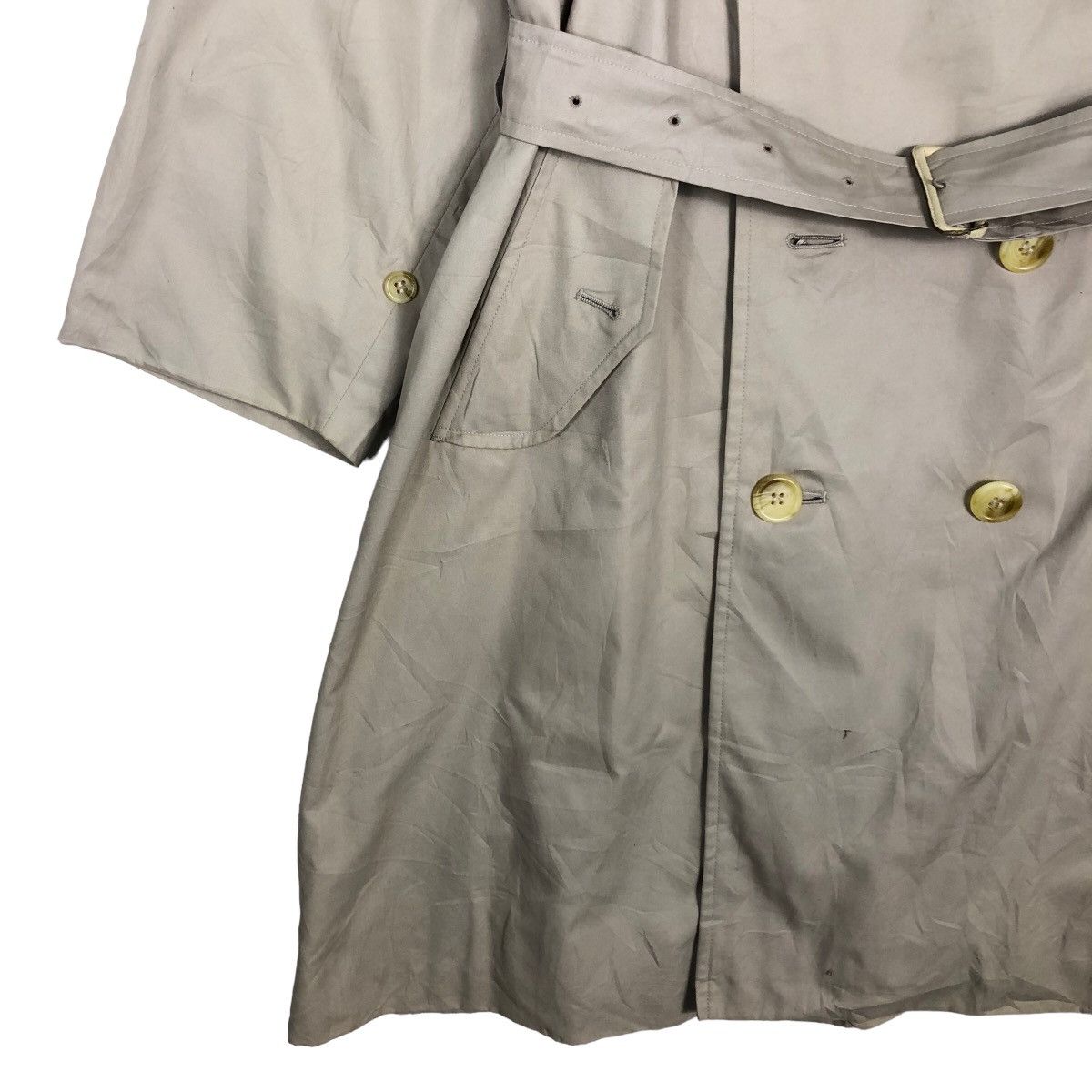 Burberry 🔥Vtg Burberrys Long Jacket Nova Check Double Breast Size US M / EU 48-50 / 2 - 5 Thumbnail