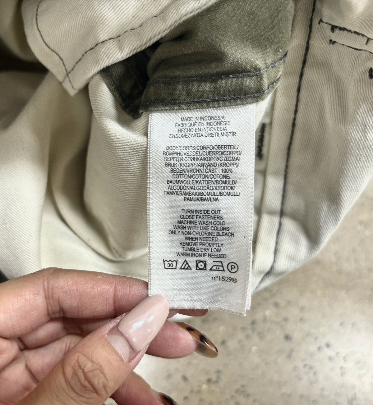 RRL Ralph Lauren Double RL RRL Canvas Surplus Cargo Pants Size US 31 - 11 Thumbnail